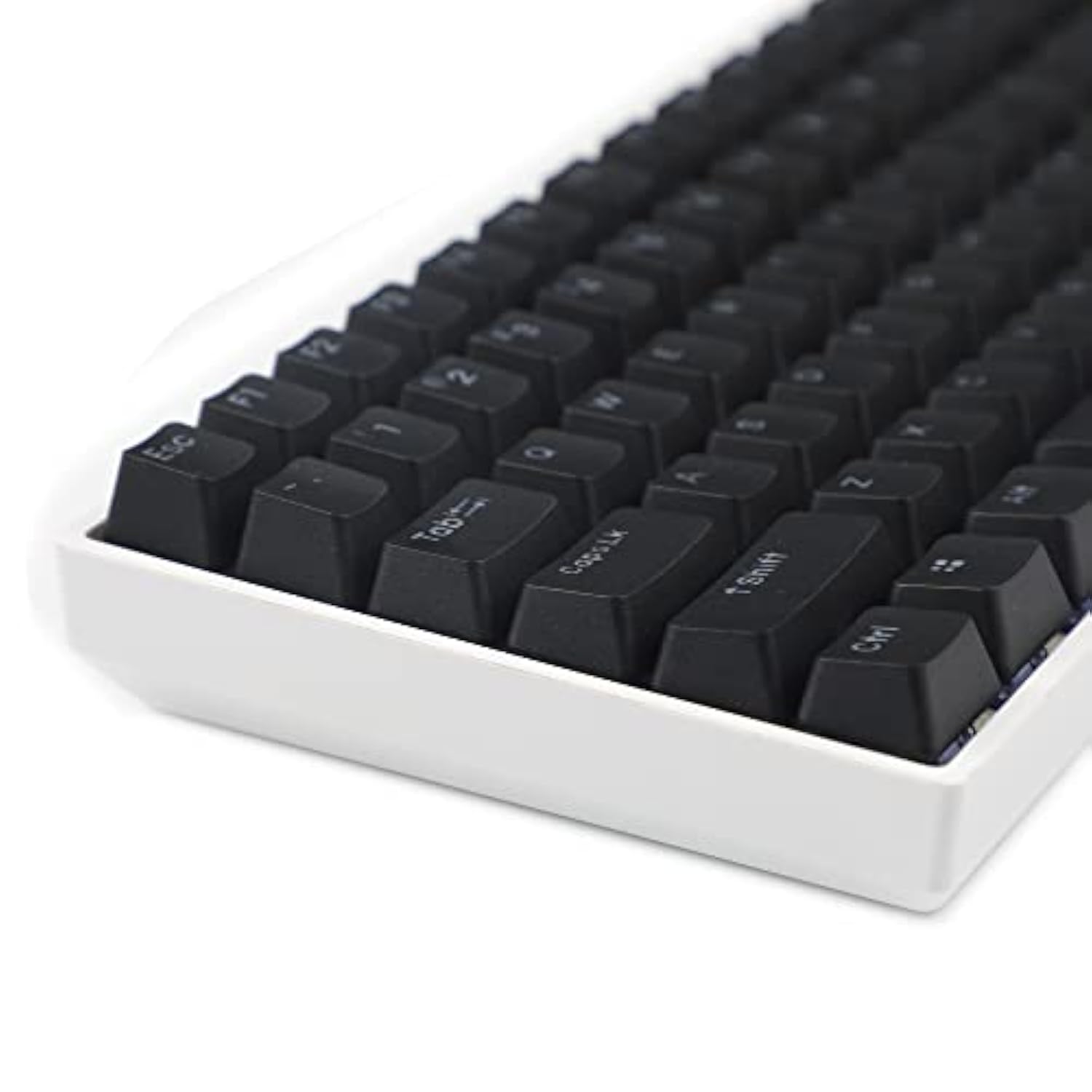 Double Shot 108 Dyed Pbt Shine Through Oem Profile Keycap Rainbow Carbon Sunse