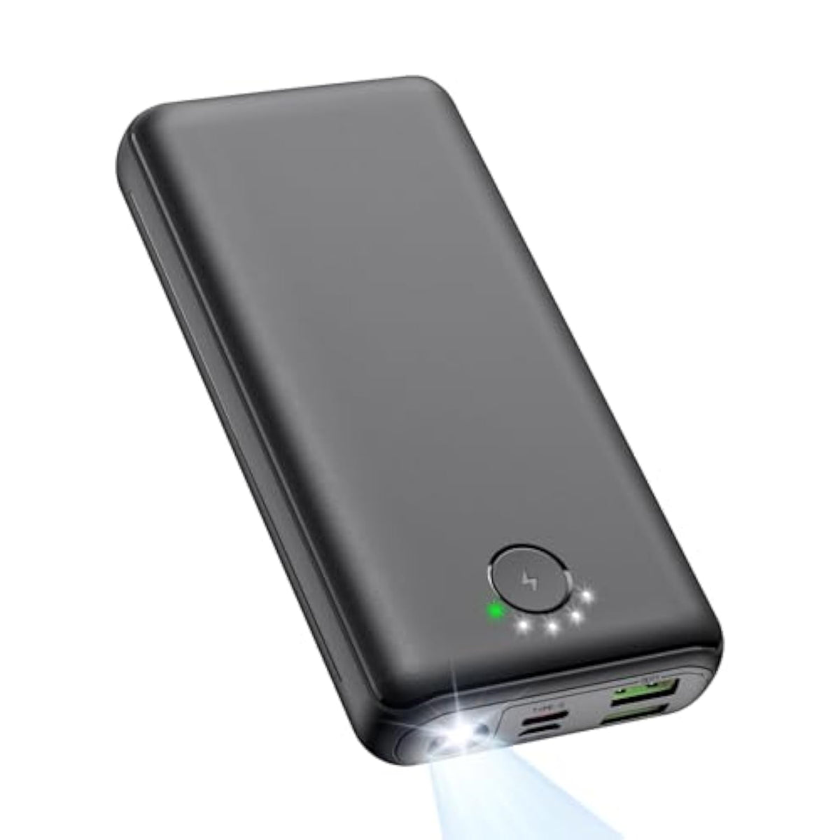 Portable Charger Power Bank 30000Mah - Usb C 22.5W Fast Charging External Battery Pack Charging Bank Pd Qc4.0 With Flashlight 3 Outputs & 2 Inputs Phone Charger For Iphone Samsung Galaxy Ipad Etc