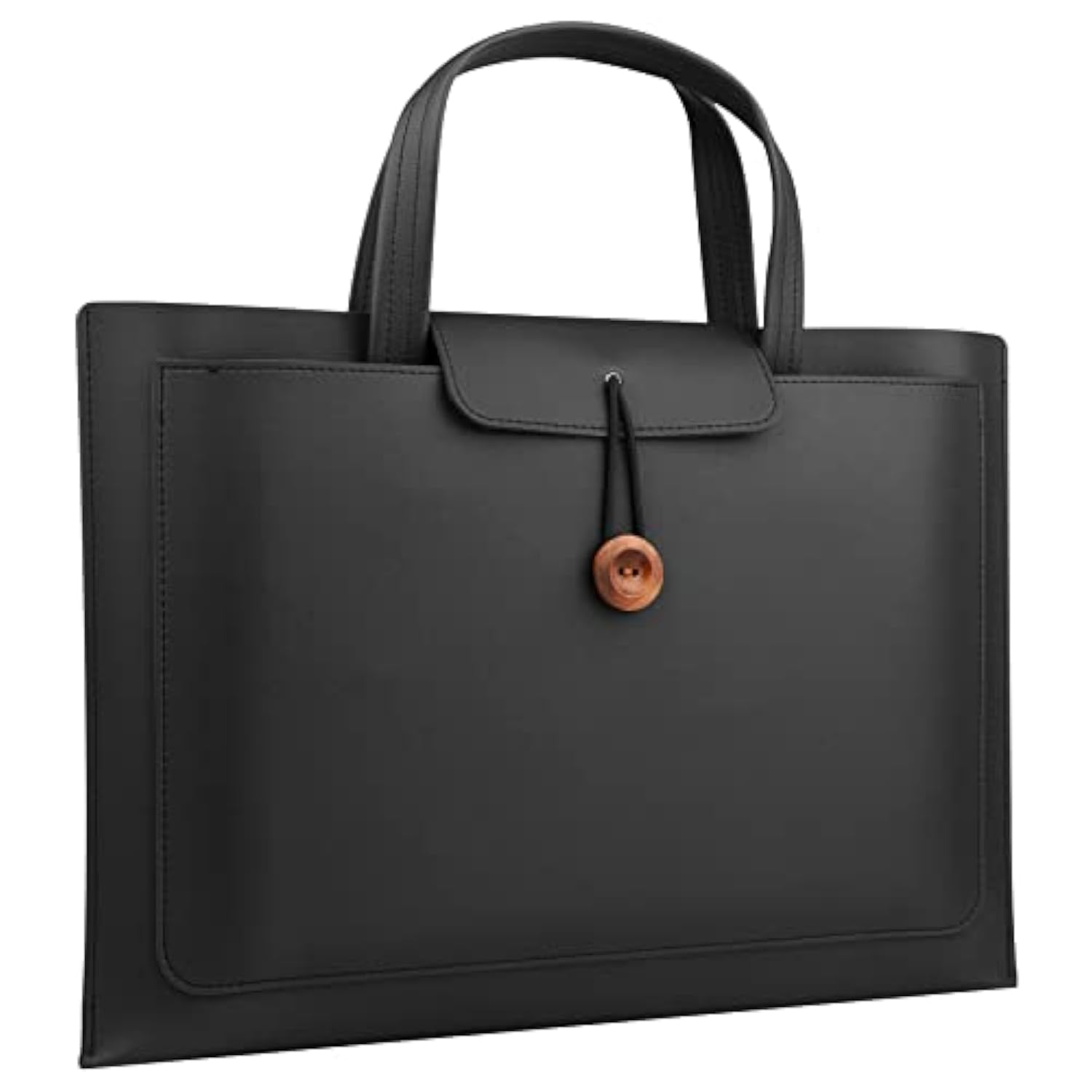 Laptop Case Sleeve 13.3-14 Inch Briefcase Waterproof Leather Tote Messenger Bag Slim Pc Carrying Case For 13.3"-14" Notebooks