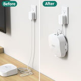 Made For Eero Pro 6/6E Wall Mount - Secure & Sleek Cable Management, Compatible With Eero Pro 6/6E, Durable Abs Material, Easy Installation