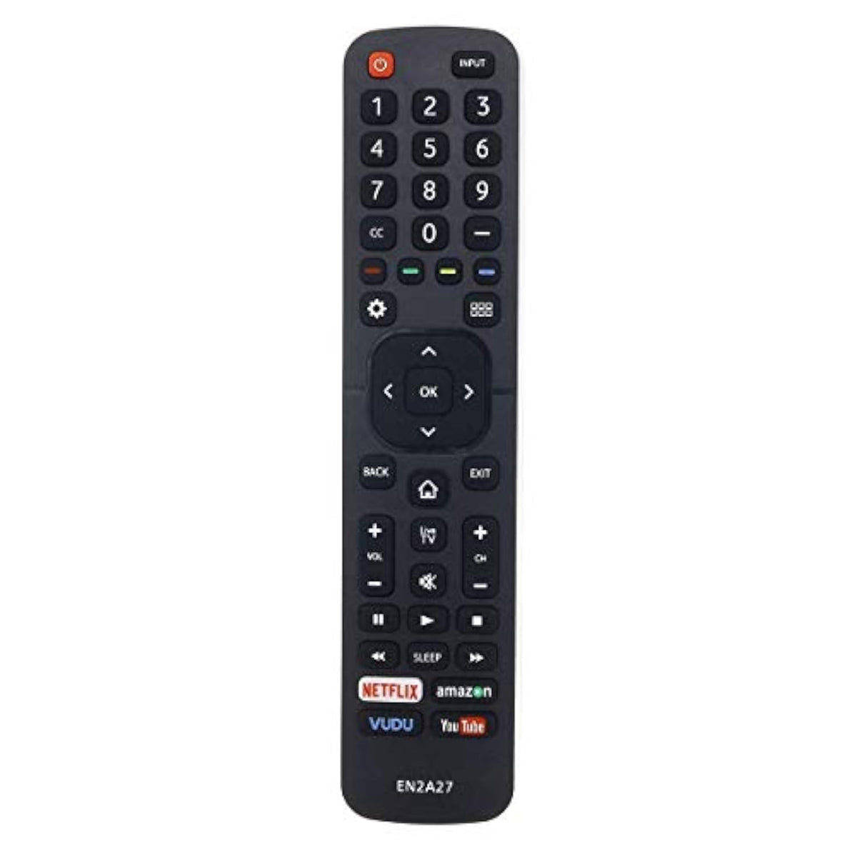 Universal Hisense TV Remote EN2A27 for All 4K LED HD UHD Smart TVs
