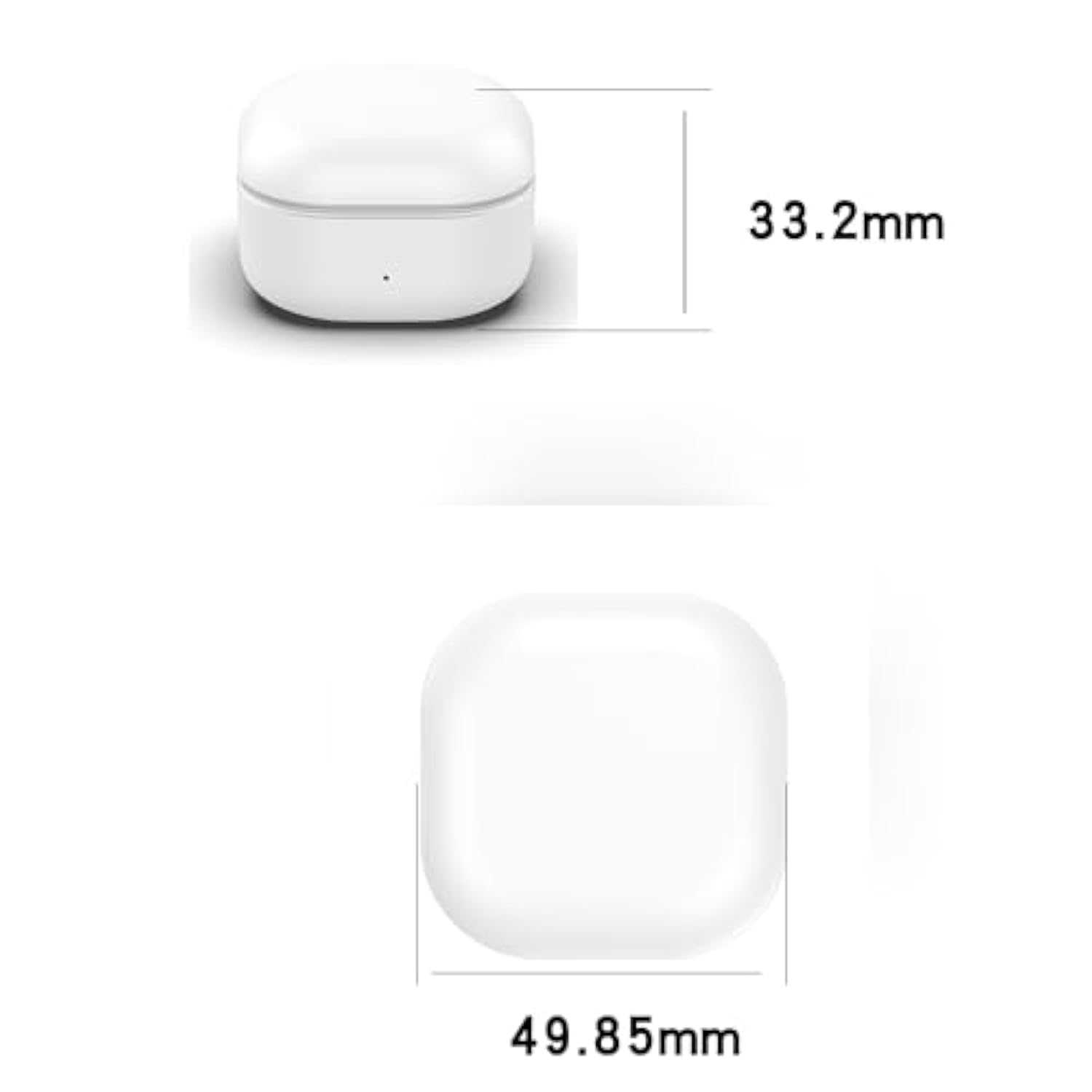 Charging Case Compatible For Samsung Galaxy Buds Fan Edition(Fe) Sm-R400, Charger Cradle Station Box With Type-C Usb Cable For Samsung Galaxy Buds Fe Earbuds (White)
