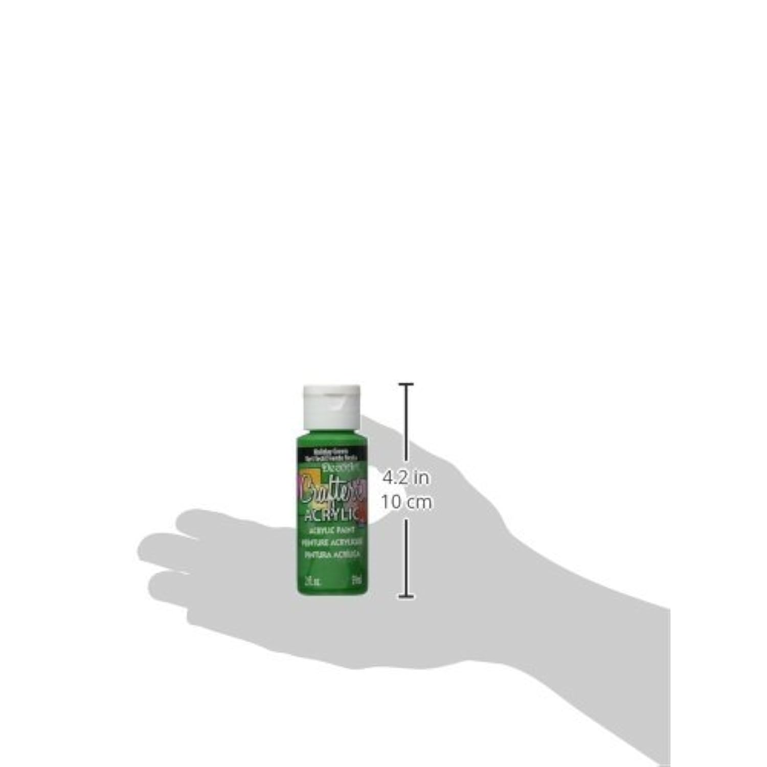 DecoArt Crafter's Acrylic Paint, 2-Ounce, Holiday Green