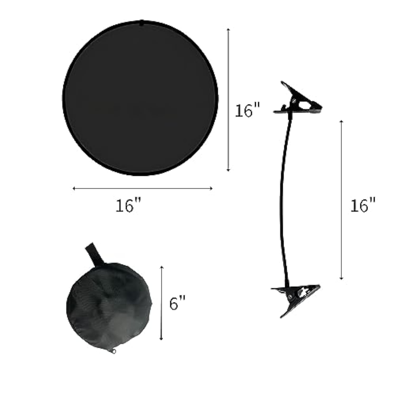 Laptop Sun Shade For Working Outside Adjustable Laptop Sunshade With Flexible Stand, Storage Bag