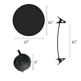 Laptop Sun Shade For Working Outside Adjustable Laptop Sunshade With Flexible Stand, Storage Bag