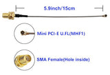915Mhz Lora Antenna Indoor 3Dbi Gain Omni Sma Male + U.Fl Mhf1 Cable 2 Pcs