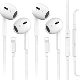 For Iphone Headphones Wired Earbuds Earphones To 2 Pack Built-In Microphone & Volume Control Nosie Reduction Headsets Compatible With Iphone 14/13/12/11/X/8/7/Se/Pro/Max/Plus, Support All Ios Syste