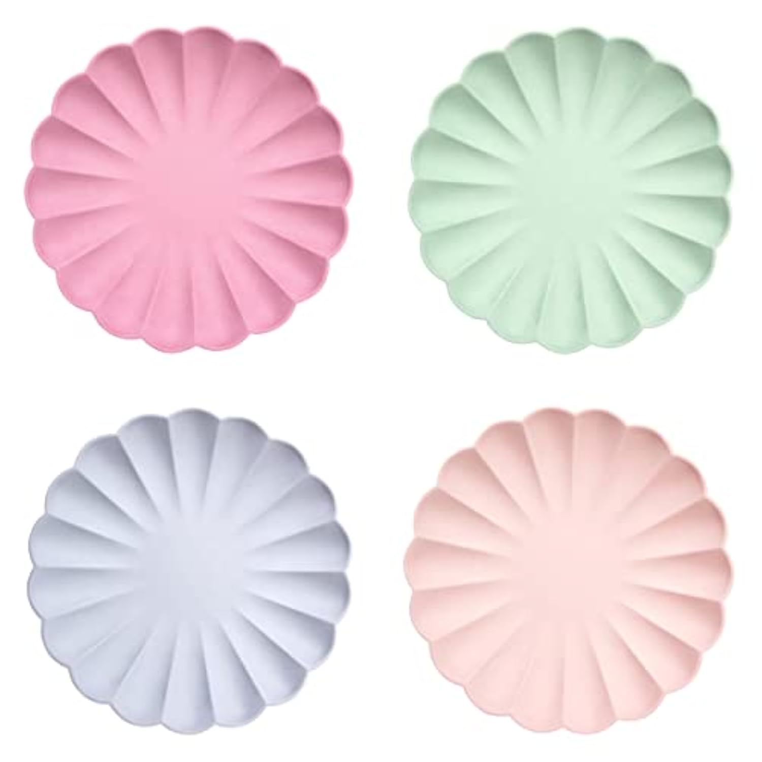 Meri Meri Compostable Party Plates, Pack of 8 Plates for Parties and Occasions, Single Use, Compostable/Disposable