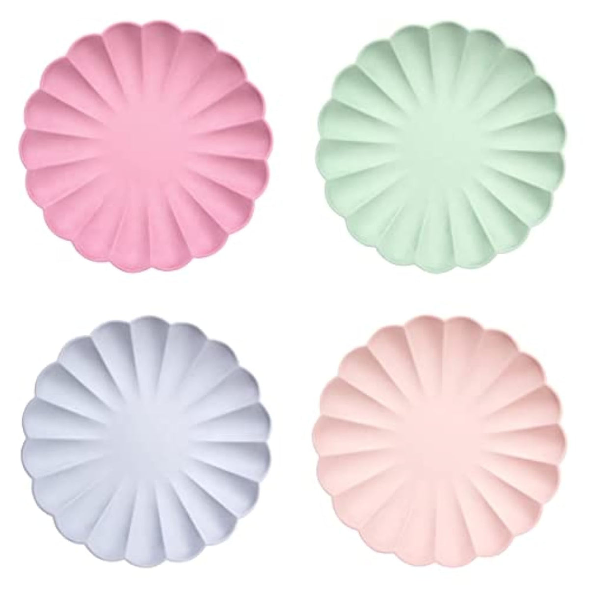 Meri Meri Compostable Party Plates, Pack of 8 Plates for Parties and Occasions, Single Use, Compostable/Disposable
