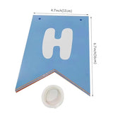 Happy Birthday Banner Blue & Orange, Party Decorations for Boys’ 1st Birthday