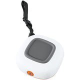 Bushnell Disc Jockey -Bluetooth -Speaker, Lightweight Disk Golf -Speaker with Distance to Basket -GPS, White/Orange, Small