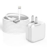 Ipad Charger,Fast Charger Iphone,10Ft Ipad Charging Cord, 12W I Pad Charger Fast Charging Block Foldable Portable Travel Plug With Extra Long Lightning Cable Cord Compatible With Ipad/Iphone/Airpod