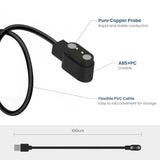 Compatible With Tozo S7 S6 S5 S4 S3 S2 Smart Watch Charger, Replacement Usb Charging Cable 3.3 Ft Cord For Tozo S2 Pro/44Mm/40Mm Smart Watch (Black)