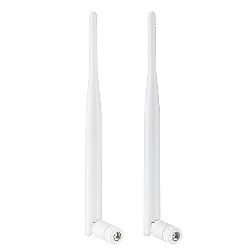 Dual Band 2.4Ghz 5Ghz 9Dbi Wifi Antenna With Pr-Sma Male Connector For Reolink Security Camera Dvr Recorder Wifi Router Surveillance Monitor (Pack Of 2),