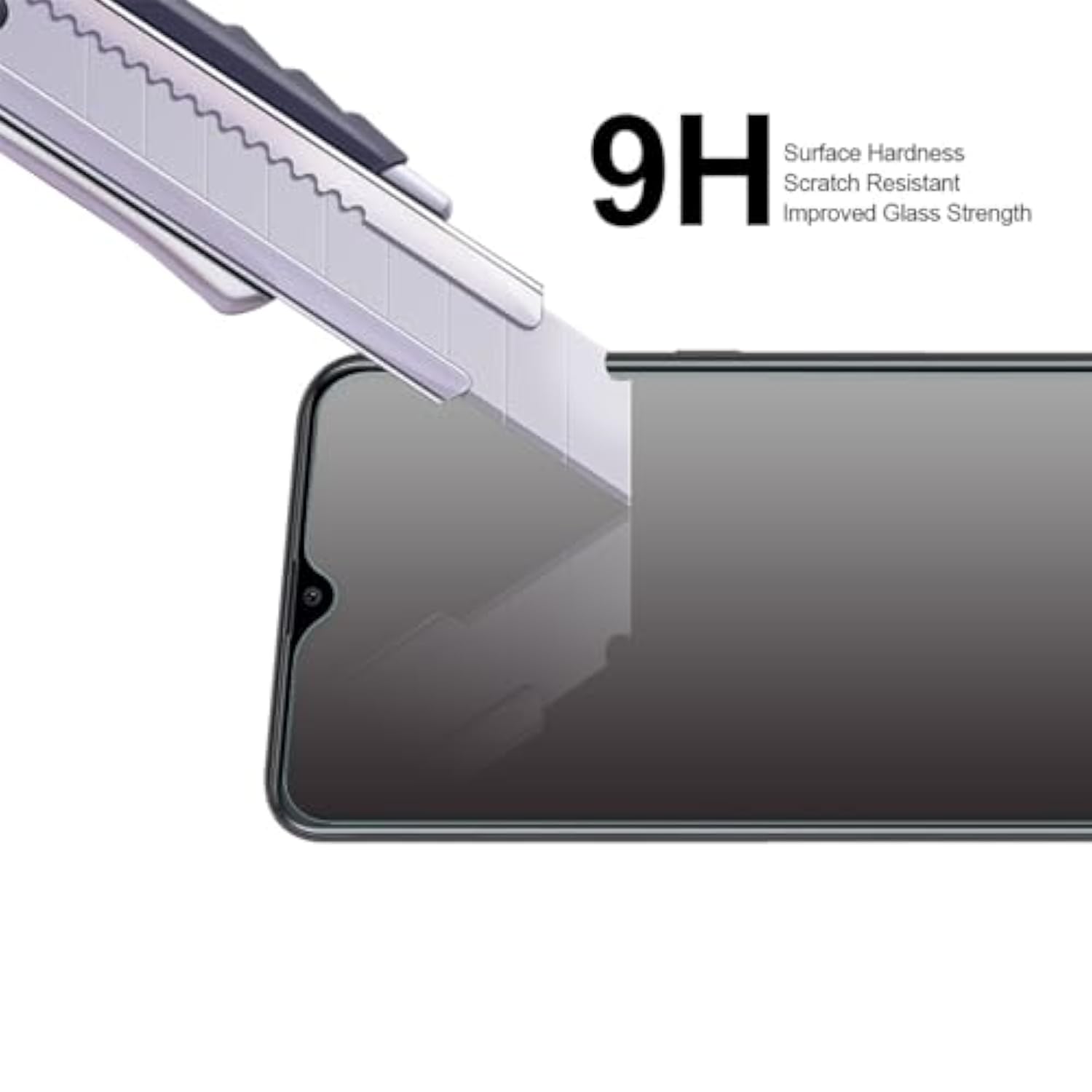 (3 Pack) Designed For Samsung Galaxy A20 Tempered Glass Screen Protector, Anti Scratch, Bubble Free