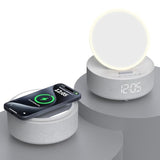 Bluetooth Speaker, ?Gifts For Women? Wireless Speaker Charger For Iphone/Samsung, Mirror Clock, Wireless Bedside Lamp, Music Gifts For Men, Women, Teenage Girls, Boys