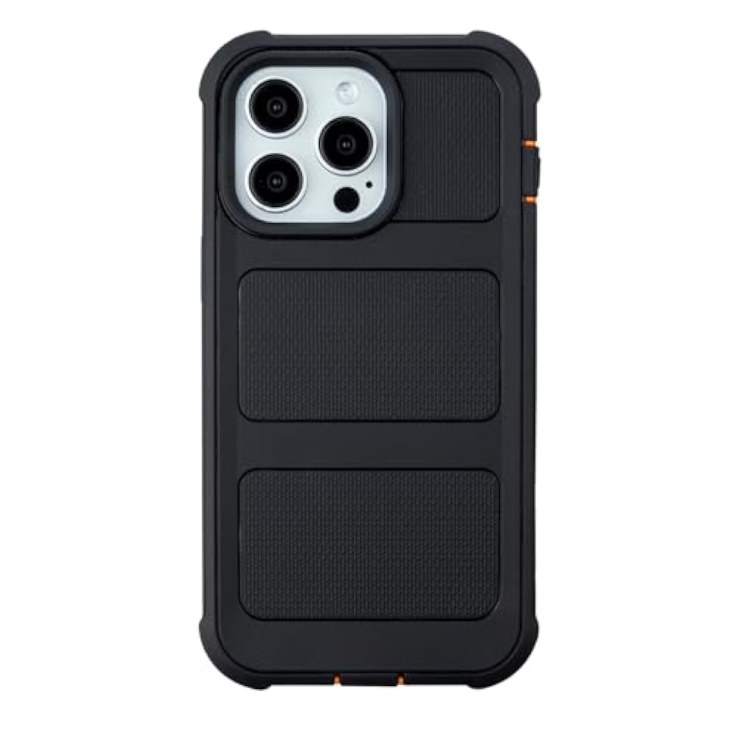 Defender For Iphone 15 Pro Max Case With Clip Holster,Heavy Duty Rugged Full-Body,2 Layers Of Sturdy,Anti-Drop,Military-Grade Defender Cover For Iphone 15 Pro Max Phone Case (Black & Orange)