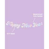 New Years Eve Party Banner Iridescent NYE 2023 Decorations