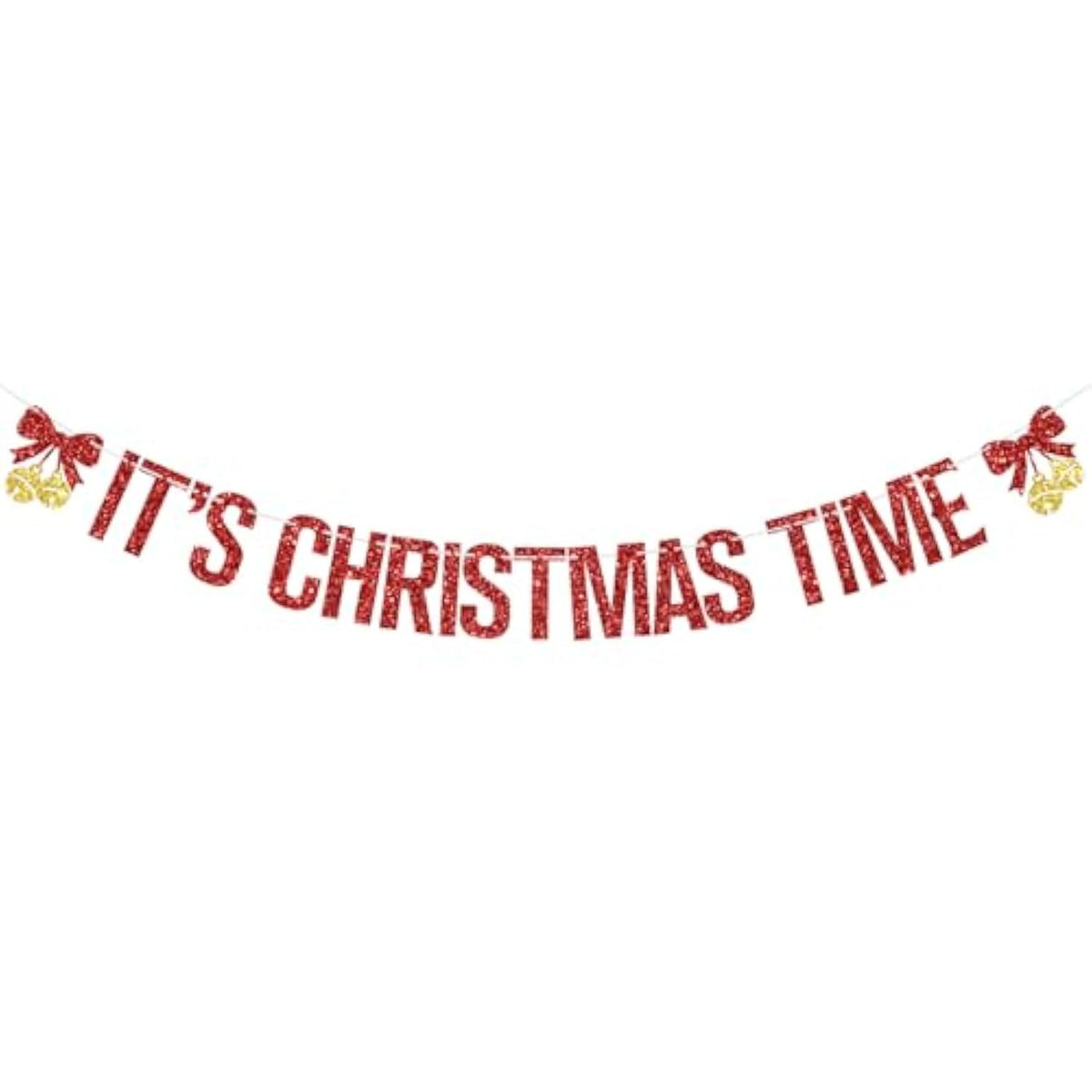 Christmas Time Banner Merry Christmas Happy New Year Party Decor