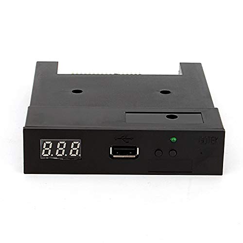 Floppy & Tape Drives-3.5In 1.44Mb Sfr1M44-U100K Updated Version Usb Flash Disk Floppy Drive Emulator + Cd Screws Black