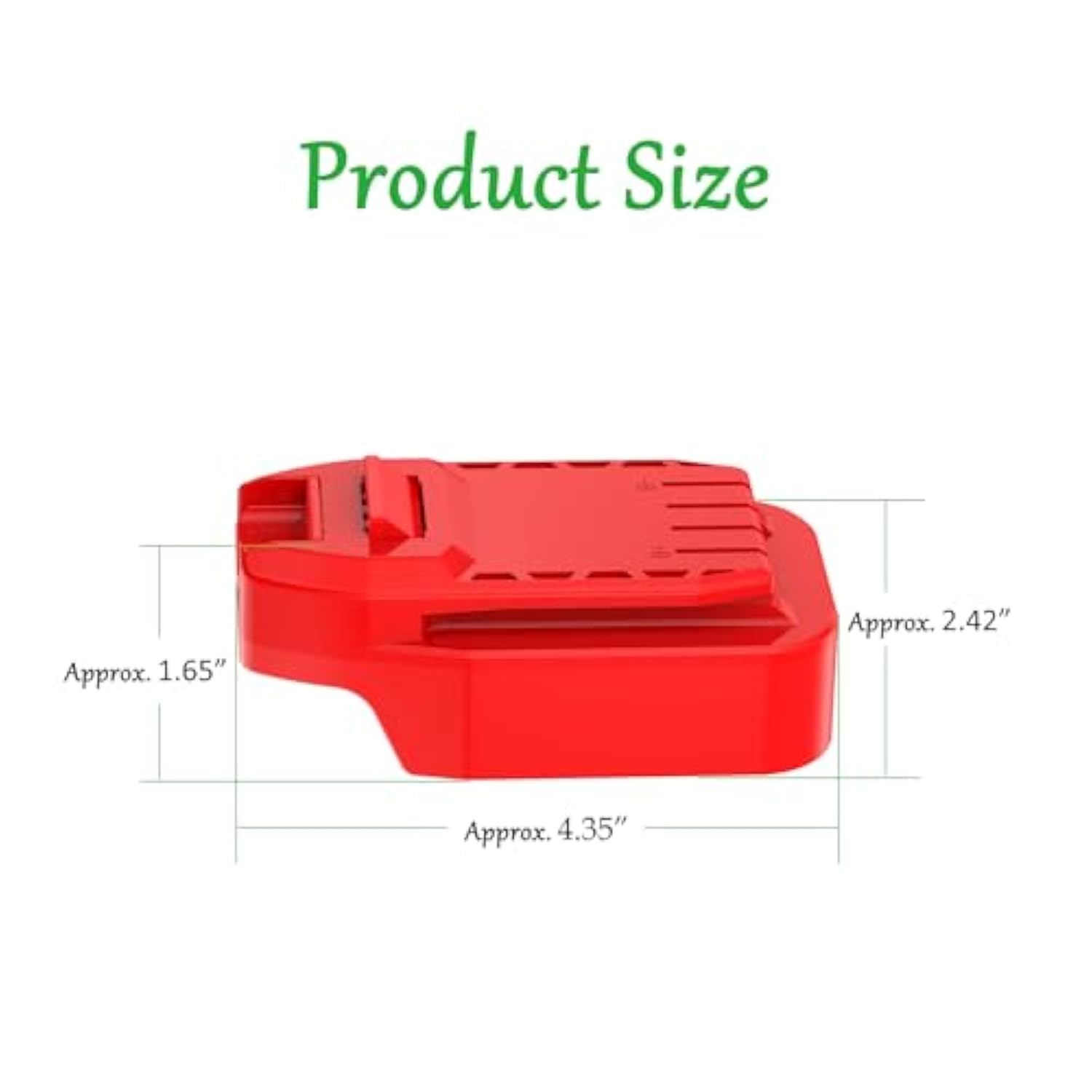 Adapter Upgrade For Craftsman New 20V V20 Tools - Compatible With Porter Cable 20V Max And Black & Decker 20V Max (Not Older 18V) Batteries For Installation & Power Supply, 1 Adapter Only