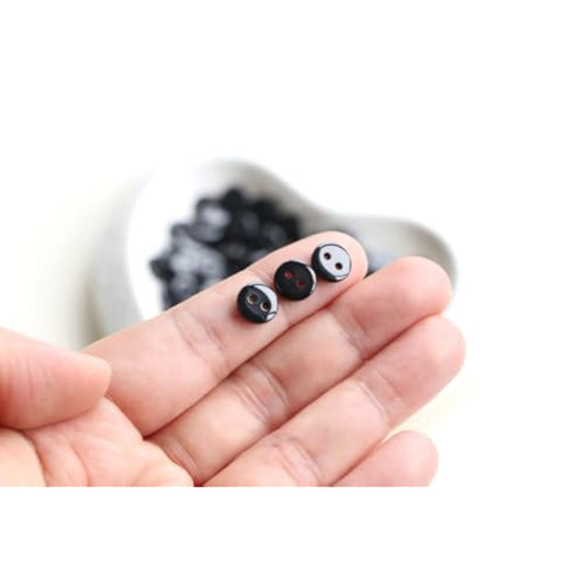 11/32 Inch ( 9Mm) Very Small Button Tiny Size Sewing Flatback Resin Bu