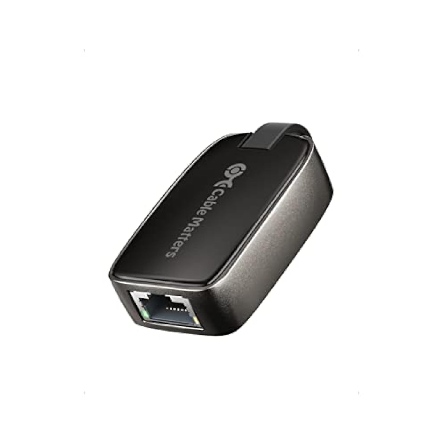 Cable Matters Foldable USB C to Ethernet Adapter Gigabit for Business Travel,