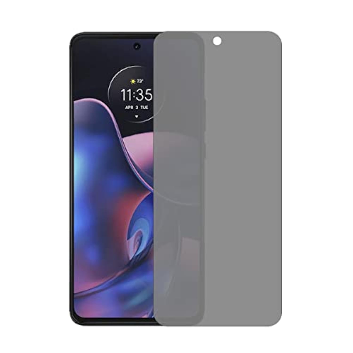 For Motorola Edge 2022 Privacy Glass Screen Protector - [2 Pack] Anti-Spy Privacy Tempered Glass Screen Protector For Motorola Moto Edge 2022 Xt2205-2 Xt2205-1