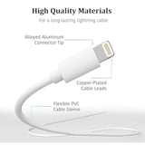 Lightning Extension Cable For Iphone Ipad, 6Ft [Mfi Certified] Iphone Charger Extension Cable Male To Female Connector, Lightning Cable Extender Support Charge+Audio+Video+Data Transfer