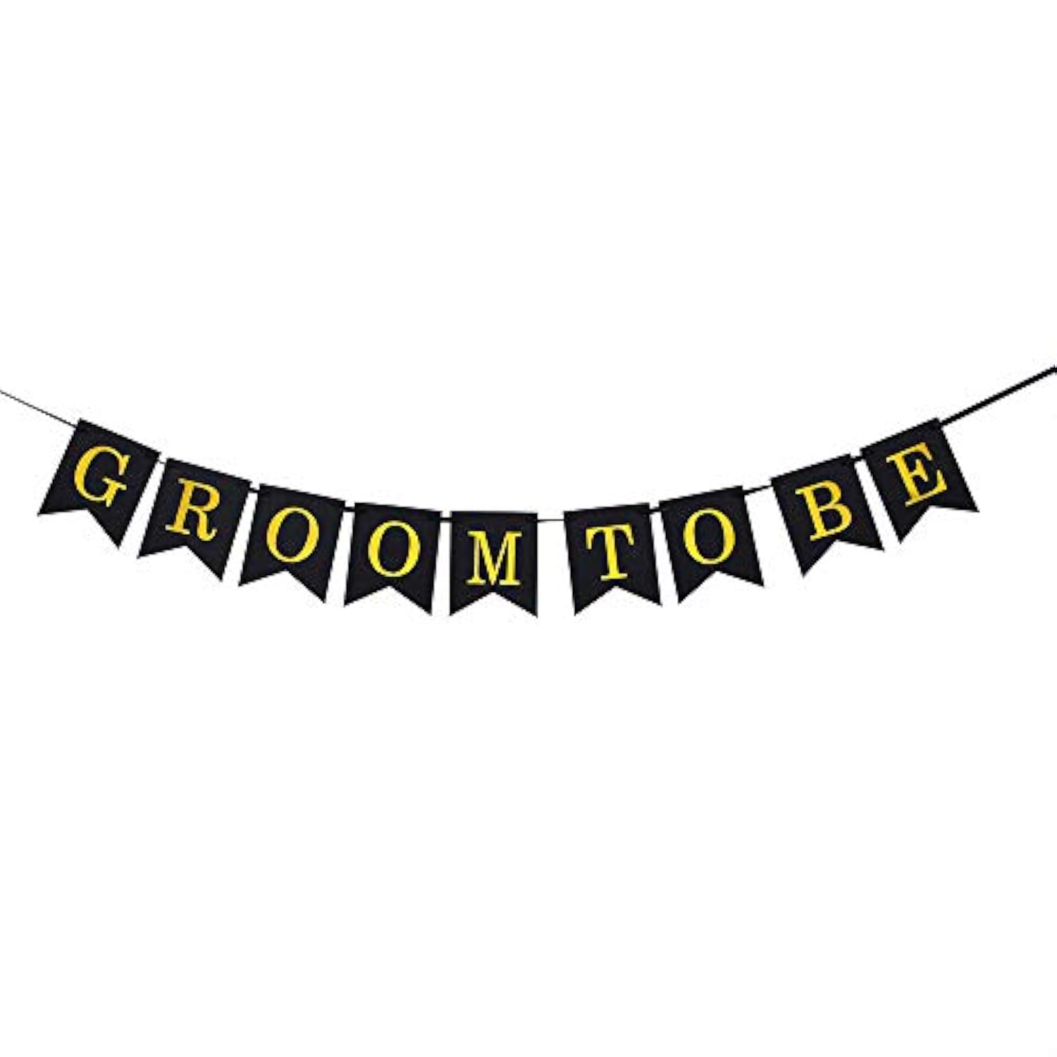 Groom To Be Swallowtail Banner, Bachelor Party Decoration, Marriage Engagement, Hen Night, Future Groom Bunting, Wedding Party Supplies Black