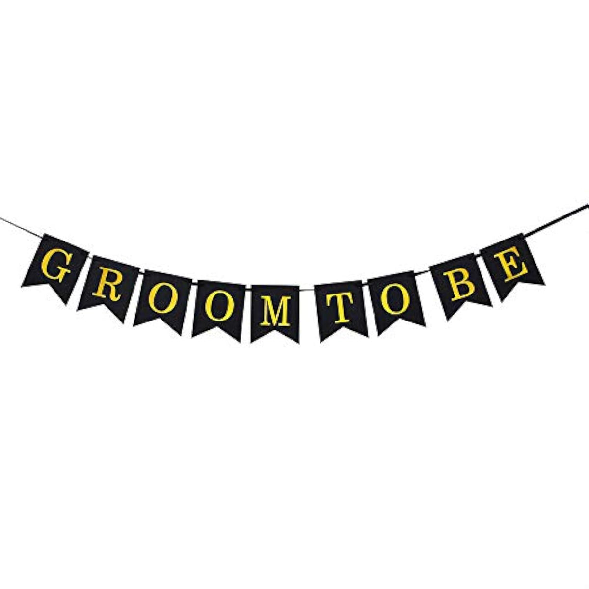 Groom To Be Swallowtail Banner, Bachelor Party Decoration, Marriage Engagement, Hen Night, Future Groom Bunting, Wedding Party Supplies Black