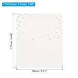 Tent Place Cards, 25Pcs Greeting Cards 4.48 X 3.51Inch Favor Decor Foldable Blank Card For Wedding Party Diy Table Name Place Cards Silver Tone Point White