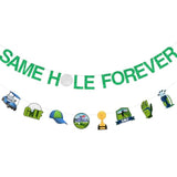 Golf Bachelor Party Decorations Same Hole Forever Golf Banner Funny Party Supplies