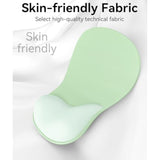 Mouse Pad With Gel Wrist Rest, Ergonomic Comfortable Computer Wrist Support For Laptop, Pain Relief Mousepad With Non-Slip Pu Base For Office & Home (Green)