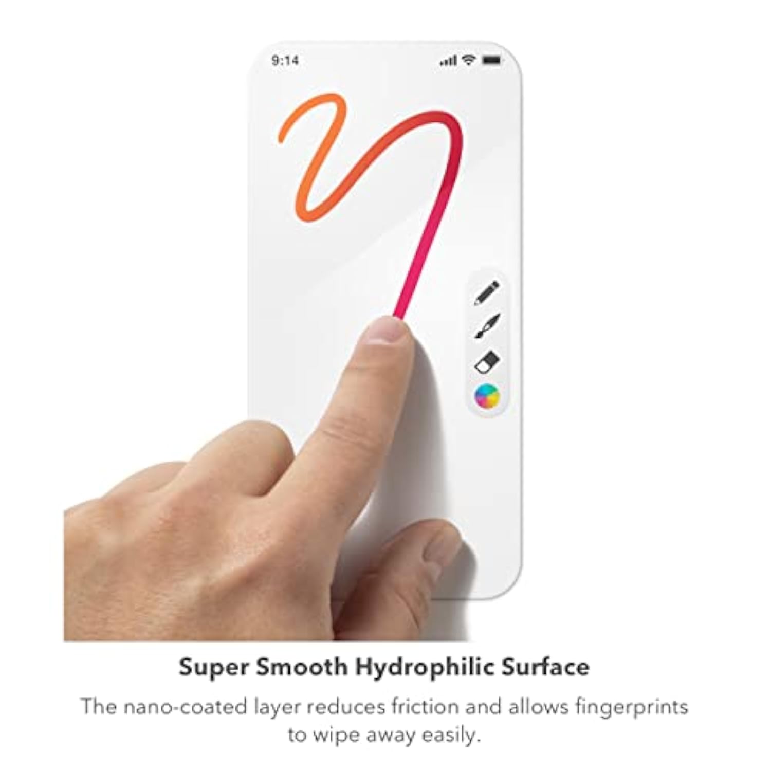 ZAGG InvisibleShield Fusion Screen Protector for Samsung Galaxy S23, Made with Hybrid Polymer, Smooth Finish & HD Clarity, Compatible with Biometric Fingerprint Scanner, Easy to Install