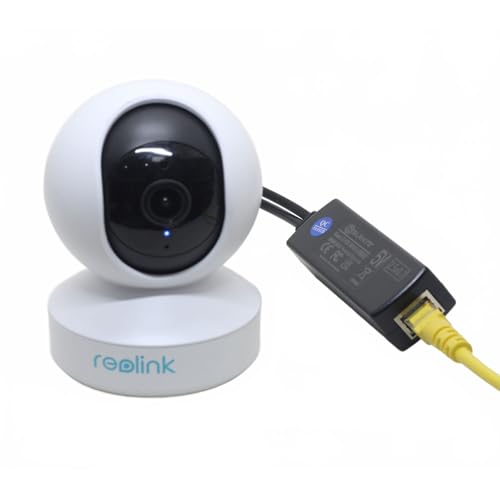 5V Active Poe Splitter 2.5Mm X 0.7Mm For Reolink E1 (V2), E1 Pro, E1 Zoom, Lumus V2 & Pro, 5V 2.4A Output, Supports 44-57V Ieee 802.3Af/At/Bt Poe Switches