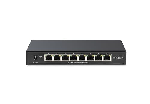8-Port 2.5G Ethernet Switch (Apex2008) 160Gbps Unmanaged Multi-Gig Network Switch, Fanless Silent Plug & Play Setup, Wall-Mountable Metal Housing For Home, Office & Gaming
