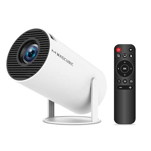 Mini Portable Projector - 4K & 1080P Support, Wifi6 & Bluetooth 5.4, Auto Horizontal Correction, 180 Rotatable, Outdoor Movie Compatible With Phone