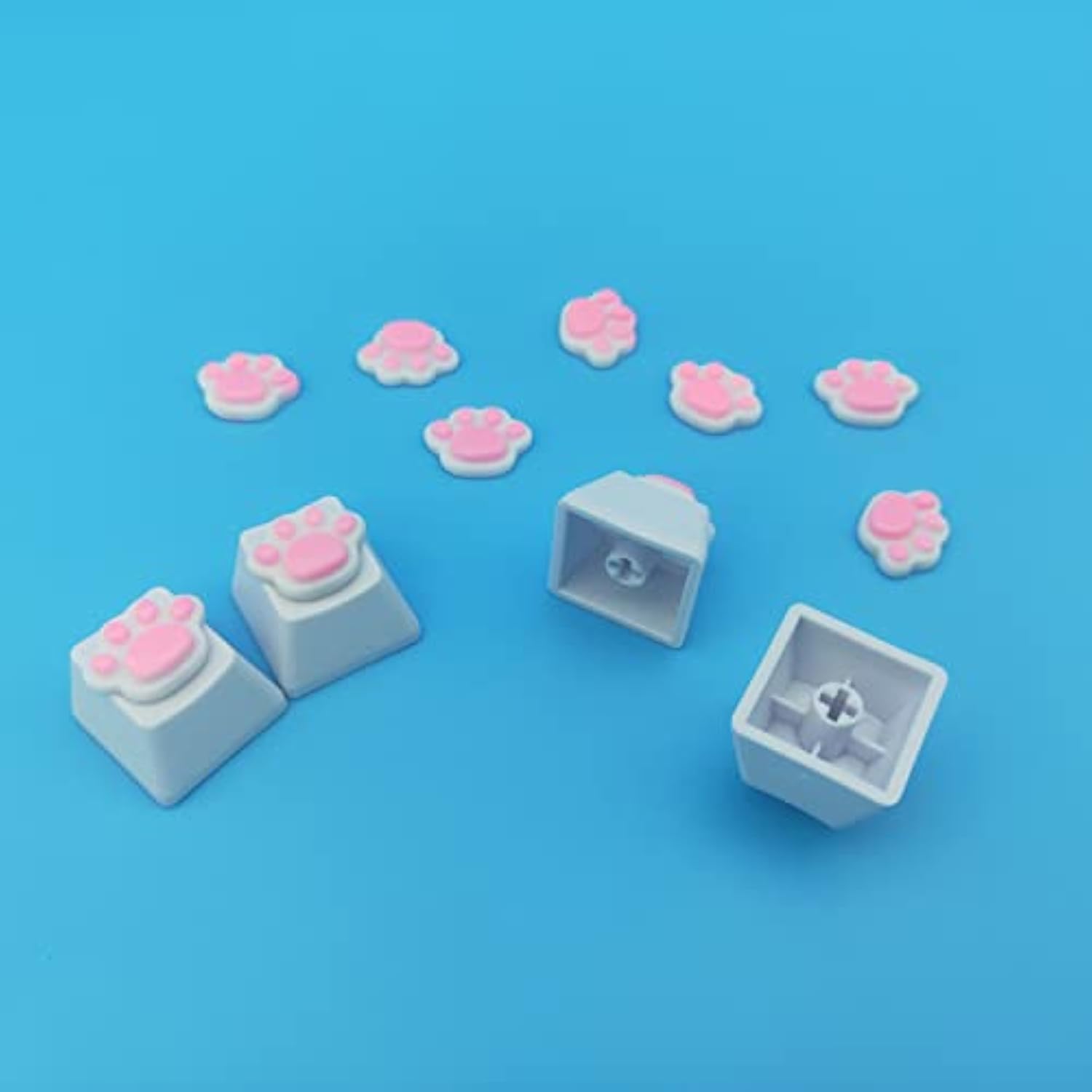 4 Pack Custom Oem R4 Keycaps Pbt Mechanical Keyboard Keycaps Cute Cat Paw Key