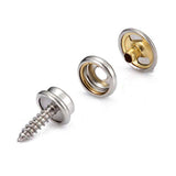 10 Sets Canvas Snap Kit Fastener Screw Snaps Consists Of Buttons Socke