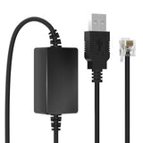 Radar Detector Power Cable, USB to RJ11 Plug Cord Compatible with Escort Passport 9500i, MAX 360, Uniden R1 R3 R7 R8, Beltronics, Radenso XP and