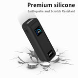 Flexible Scratch Resistant Silicone Case for Anker Prime Power Bank 20100mAh 220W Charger with Lanyard, Black