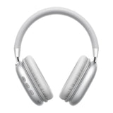Wireless Headphones Over-Ear Bluetooth Adjustable 42 Hours Of Listening Time Volume Control, Fitting In Gaming/Running/Sports Headphones For Iphone/Android/Samsung -Silver