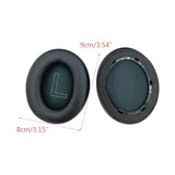 Replacement Earpads For Anker Soundcore Life Q20 Q20Bt Soft Ear Cushions Ear Pads Headphones Accessories, Full Black