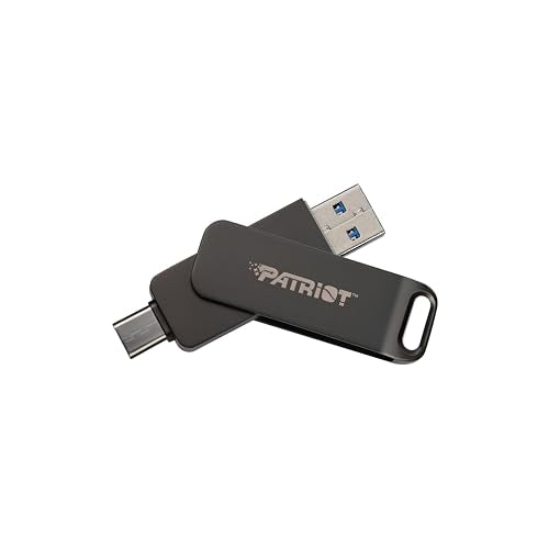 Patriot Rage R550 64Gb Usb 3.2 Gen 1 Type-A+C Flash Drive - Thumb Drive - Pen Drive - Pe64Gr550Dsad