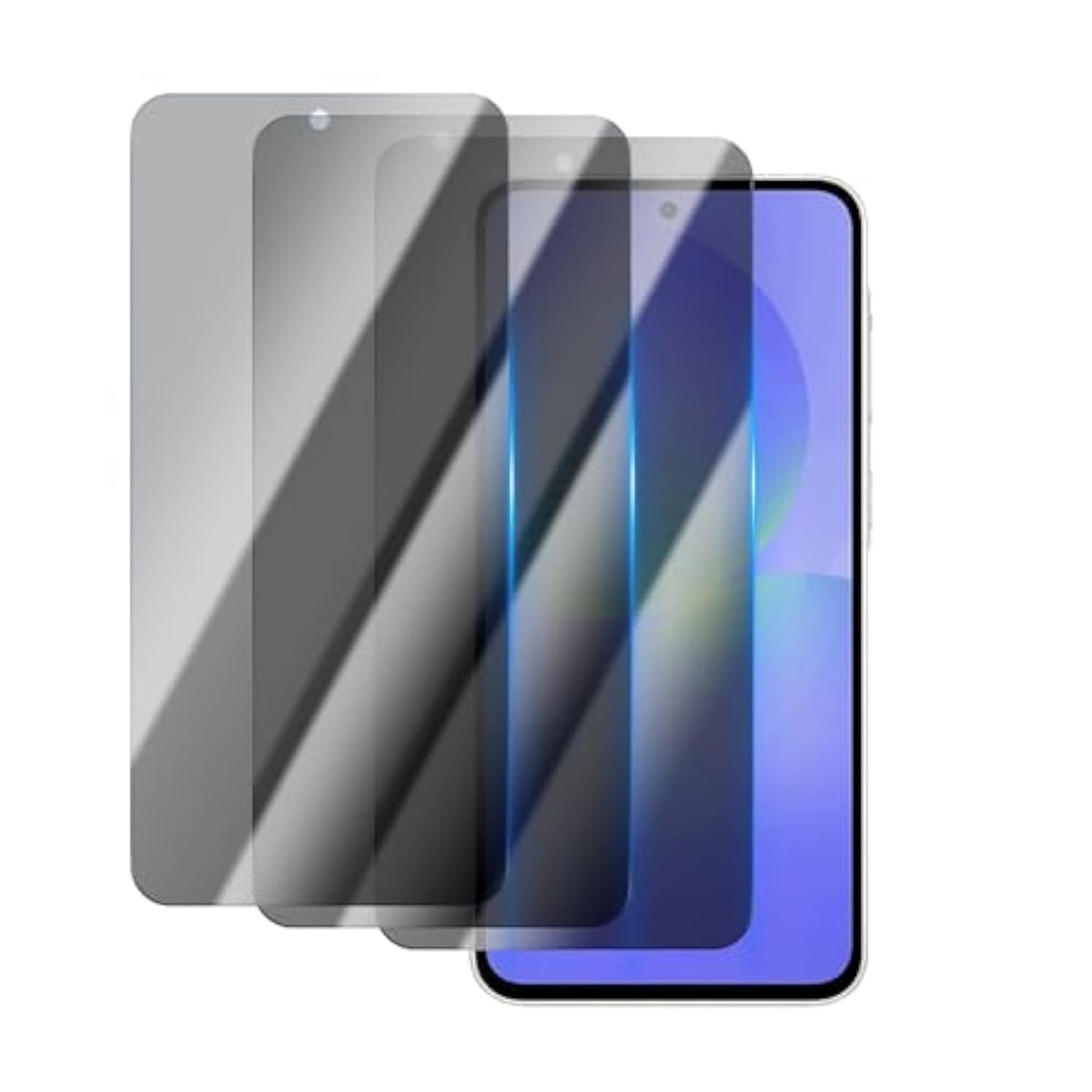 Privacy Screen Protector For Samsung Galaxy A36 3 Pack, Tempered Glass Film Anti-Spy Scratch Resistant 9H Hardness Case Friendly