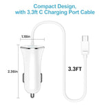 Pixel 10 Pro Xl Car Charger For Google Pixel 10, 10 Pro, 10 Pro Xl, 10 Pro Fold, 3.4A Fast Car Charger Adapter With Usb C 3Ft Cable For 9, 9 Pro Xl Fold, 8 7 6 Pro 5 4 3 2 Xl 9A 8A 7A 6A 5A 4A 3A