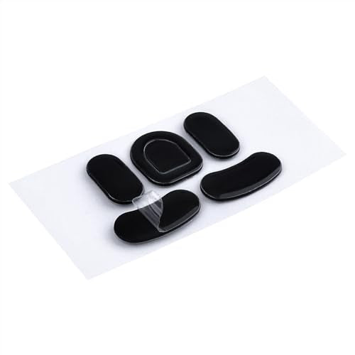 2 Sets Rounded Curved Edges Mouse Skatez & Feet & Mice Feet & Skates Compatible For Razer Viper Mini Se Mouse (Black)