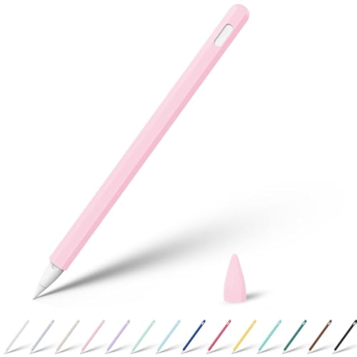 Cute Pink Silicone Case for Apple Pencil Pro 2024 & 2nd Gen
