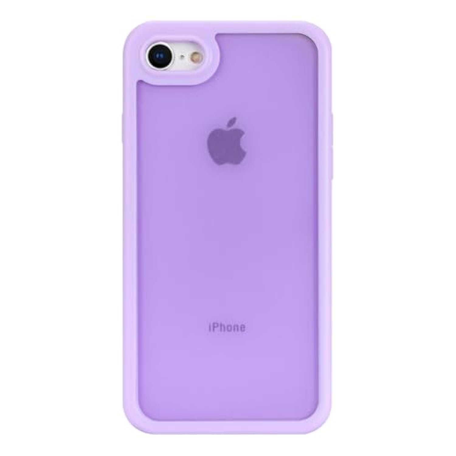 For Iphone Se 2020/2Nd/2022/3Rd Case With Built-In Screen Protector & Full Body Protective,For Apple Iphone 7/8 Phone Cases For Men Women Girl-Light Purple